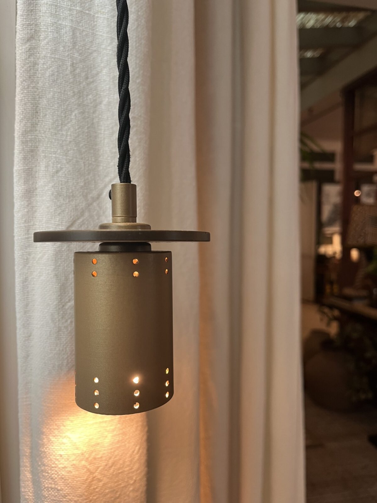 MHD Collections Punched Metal Pendant Martin Hulbert Design